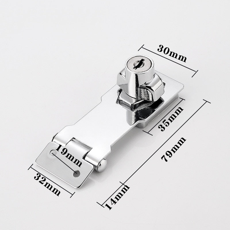 Lisslune | Cabinet Secure Stainless Steel Heavy Duty Drawer Lock