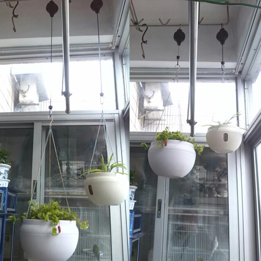 Lisslune | Swiveling Traffic Light Lifter for Hanging Plants (20KG Load Capacity)