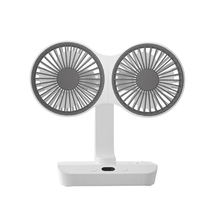 Lisslune | Lightweight Double Blades Rechargeable Travel Camp Cooler Fan