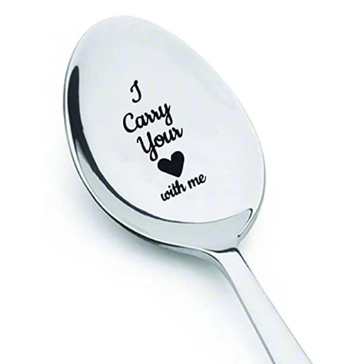 Rynx Valentine’s Day gift stainless steel milk coffee spoon love letter wedding souvenirs anniversary gift for girlfriend boyfriend