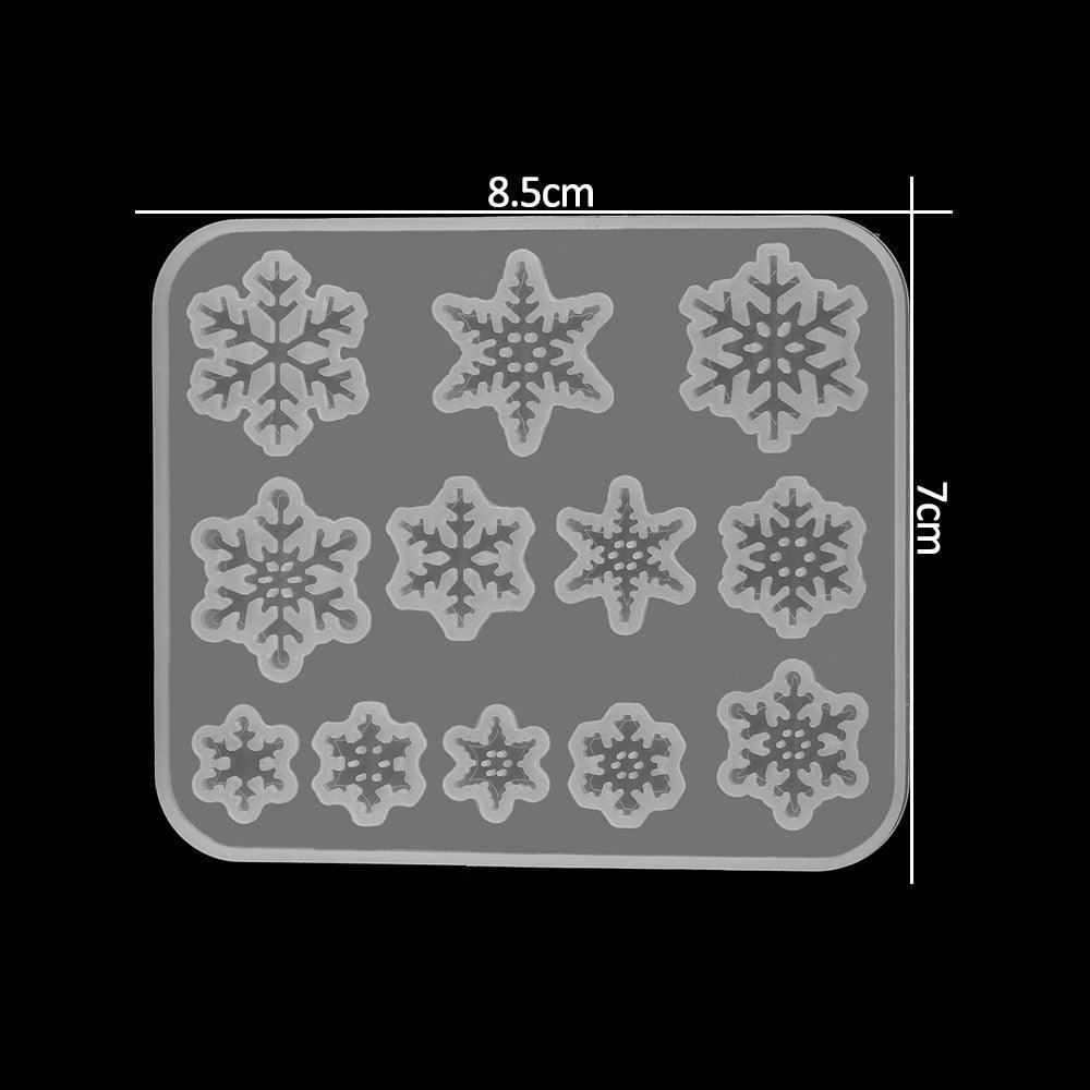 Lisslune | Charming Snowflake DIY Craft Set for Unique Christmas Jewelry and Ornaments