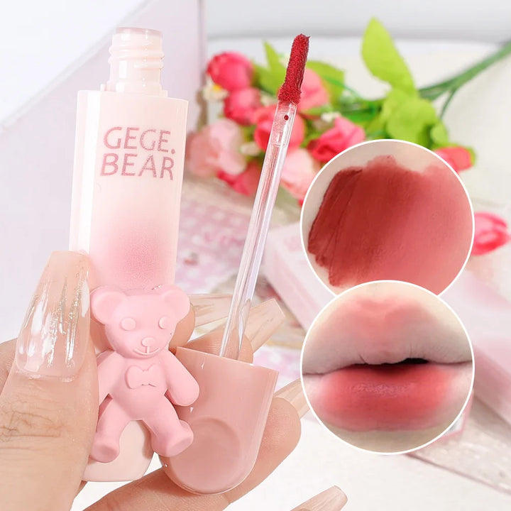 Rynx | Mattes Lip Gloss Waterproof Easy To Wear Velvet Rose Red Brown Lip Mud Nude Long-lasting Liquid Lipsticks Lip Makeup Cosmetics