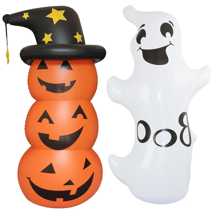 Rynx | Halloween Standing Inflatable Pumpkin Windproof Stacked Pumpkins Festival Themed Party House Outdoor Tumbler Toy Props