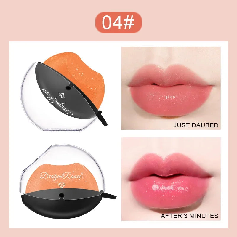 Rynx | Lazy Lipstick Pearl Light Temperature Color Changing Lip Shape Lipstick Velvet Moisturizing Lip Gloss Waterproof Non-Sticky Cup
