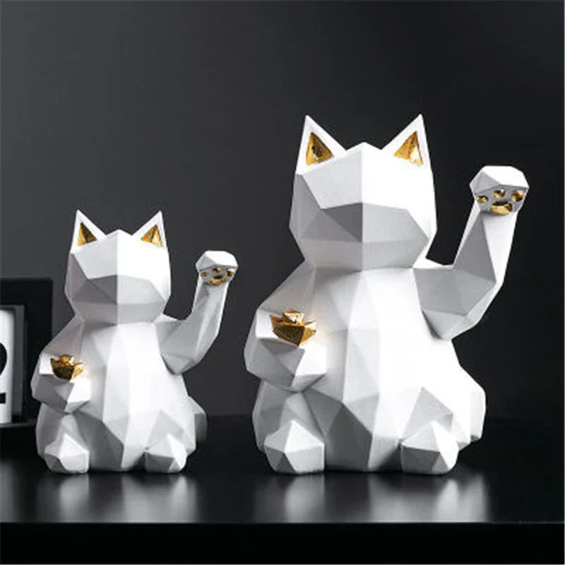 Lisslune | Nordic Style Geometric Lucky Cat