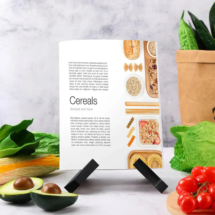 Lisslune | WoodenTabletEase | Practical wooden stand for (cook)books