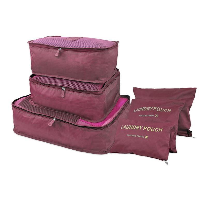 Lisslune | Travel Smart: versatile 8/6/1-piece organizer set for effortless packing