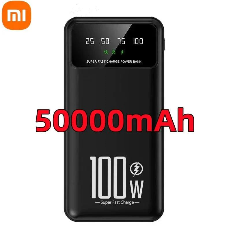 Lisslune | Xiaomi 50000mAh Power Bank with Ultra-Fast 100W Charging and PD3.0 Technology