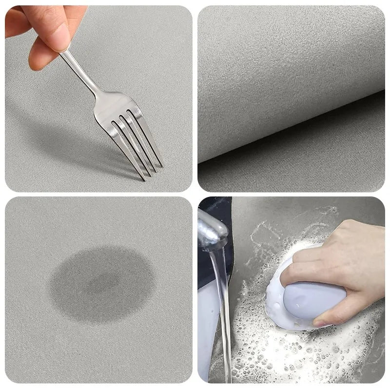 Lisslune | SafeStyle Non-Slip Mat for Home – Modern Design & Washable Artificial Leather