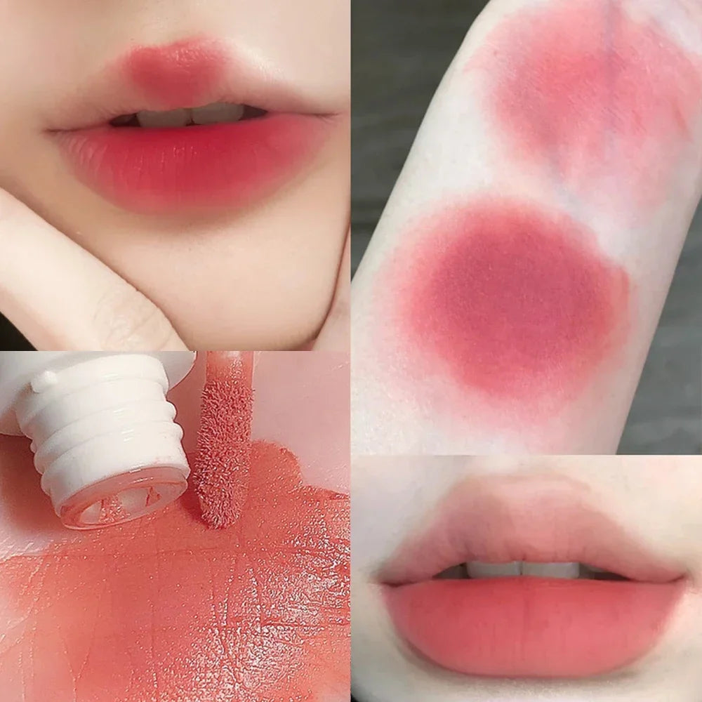 Rynx | Sweet Bear Velvet Lip Gloss Girl Matte Lip Glaze Waterproof Durable Chestnut Brown Lip Mud Korean Makeup Liquid Lipsticks