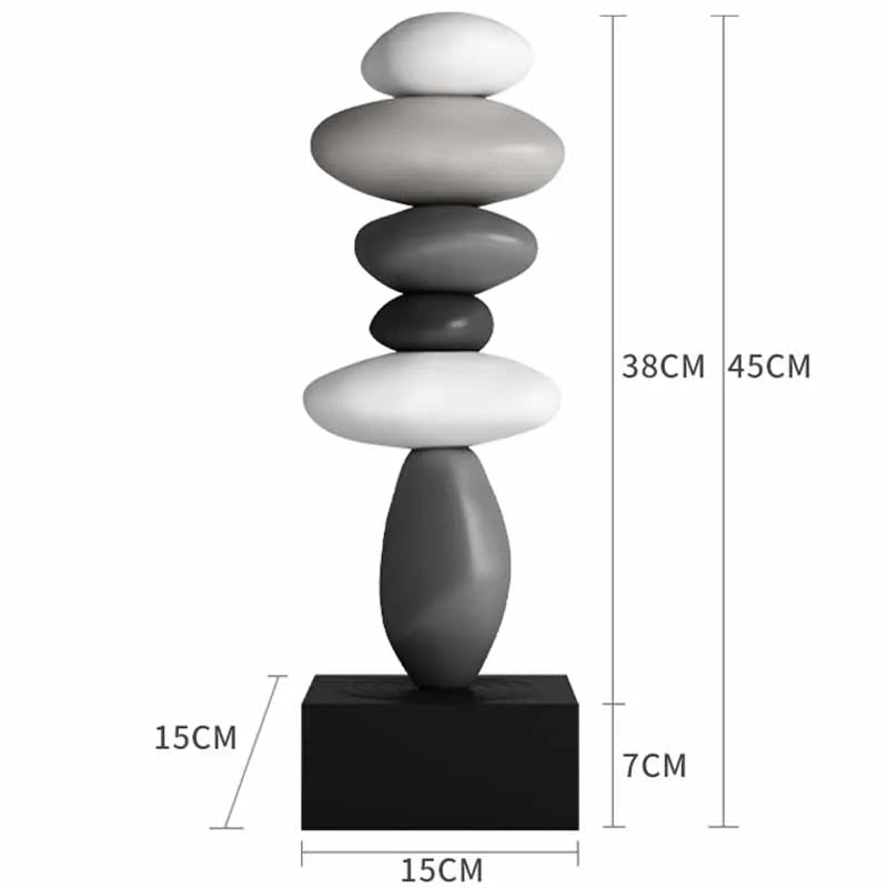 Lisslune | Zen Stone Stack Aesthetic Home Decor
