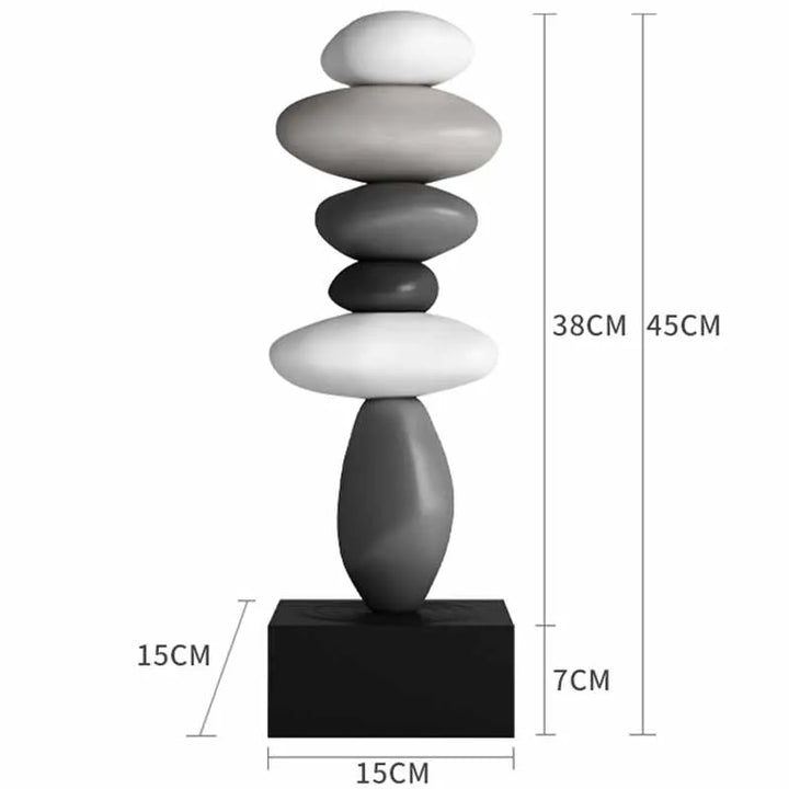 Lisslune | Zen Stone Stack Aesthetic Home Decor