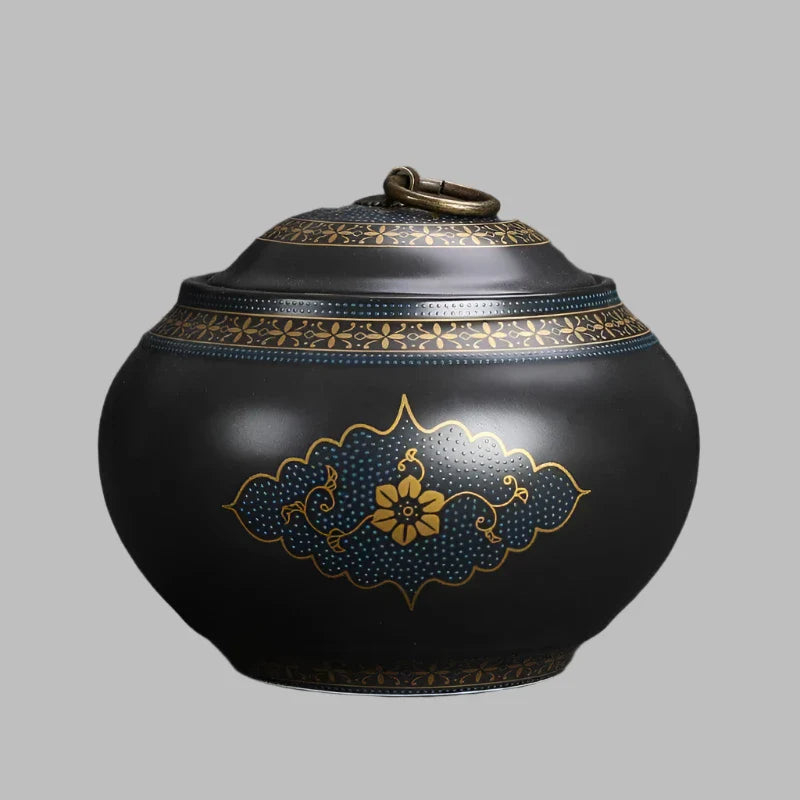 Lisslune | Premium Purple Tone Tea Storage Container for Optimal Pu'er Tea Storage