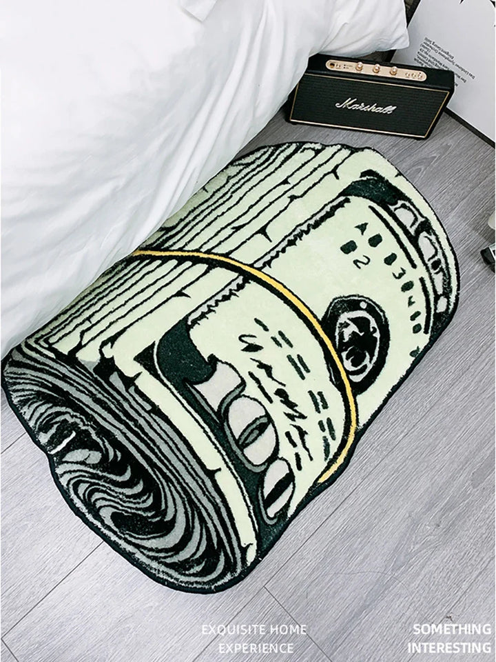 Rynx | Cartoon Car Bedroom Nightstand Rugs Cute Girl Child's Room Soft Carpet Plush Pink Living Room Wardrobe Creative Rug Rug