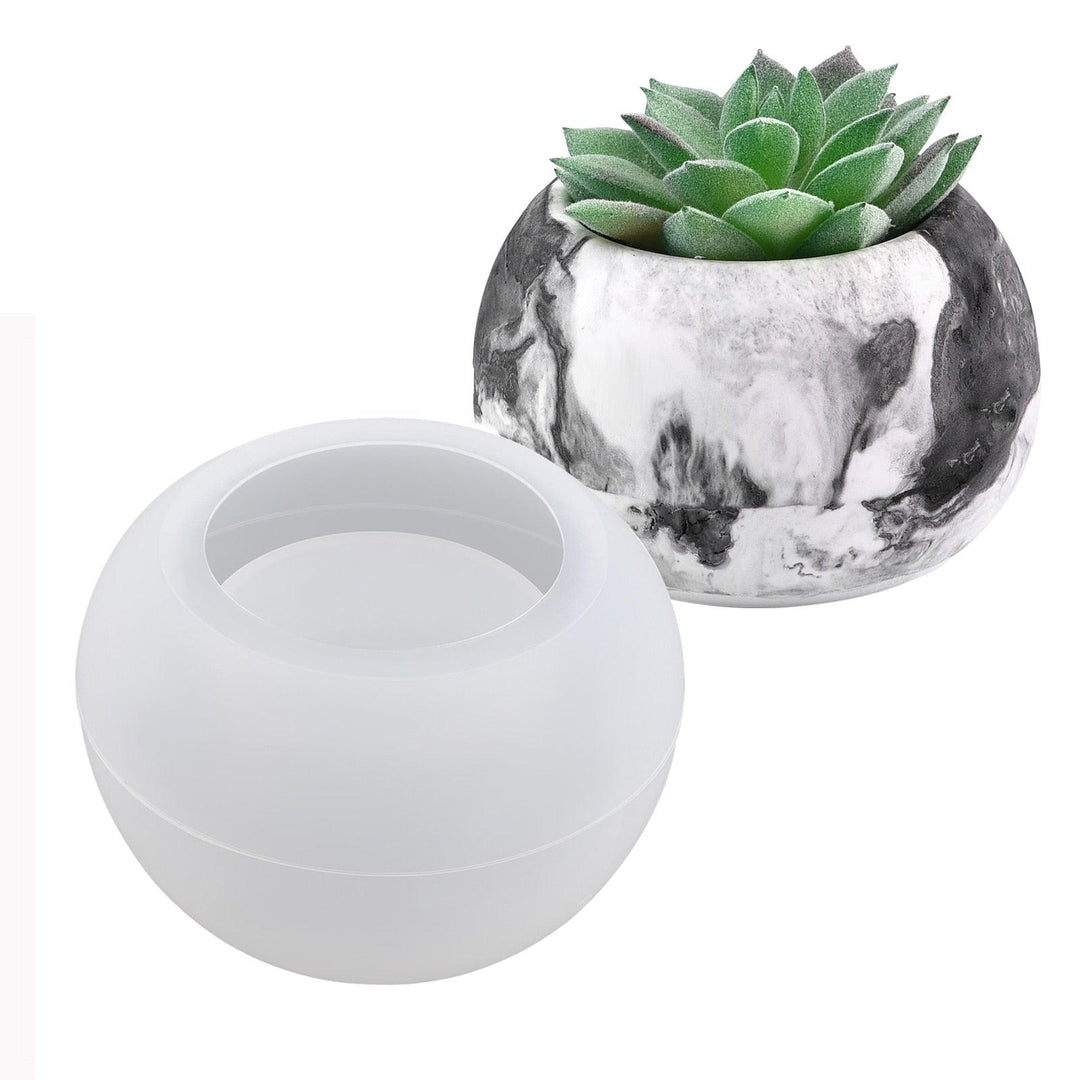 Lisslune | Silicone mold set for creative candle jars and flower planters