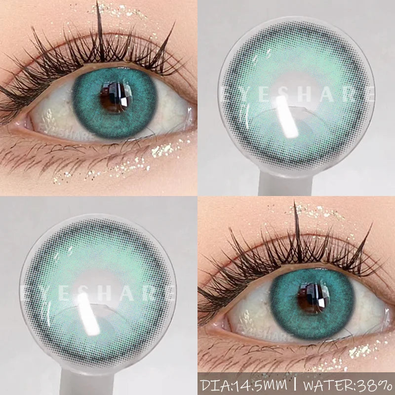 Rynx | Naturally colored contact lenses for the eyes 1 pair brown pupil contact lenses Fashion blue lenses annually cosmetic gray contact lenses