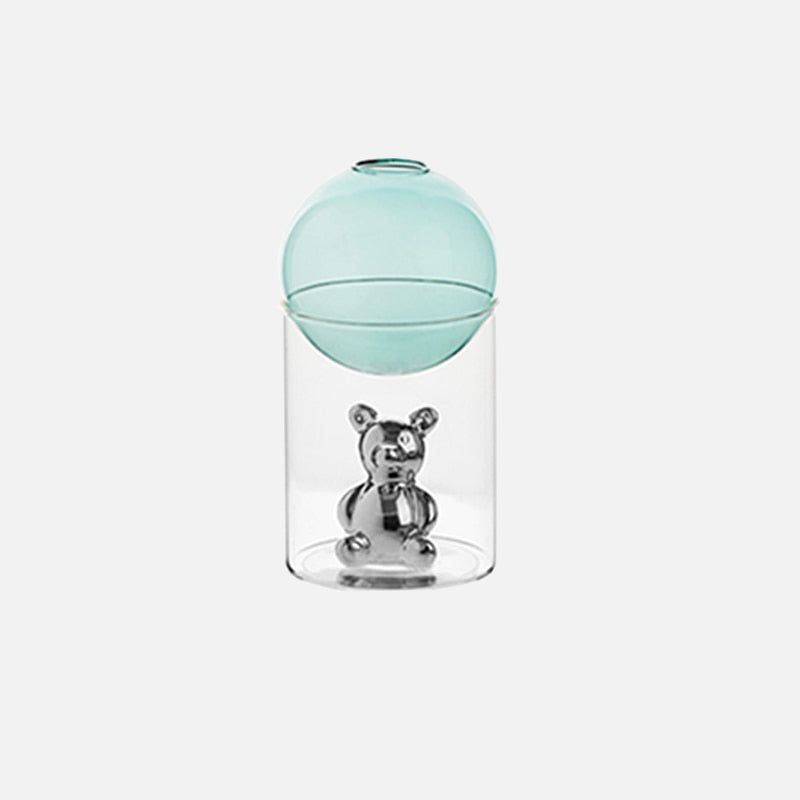 Lisslune | CosmicBear - Elegant glass vase with unique design