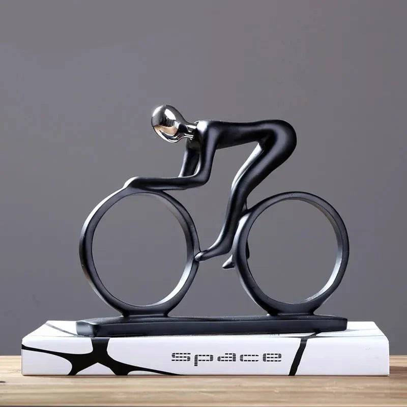 Lisslune | Cyclist Figurine Sculpture