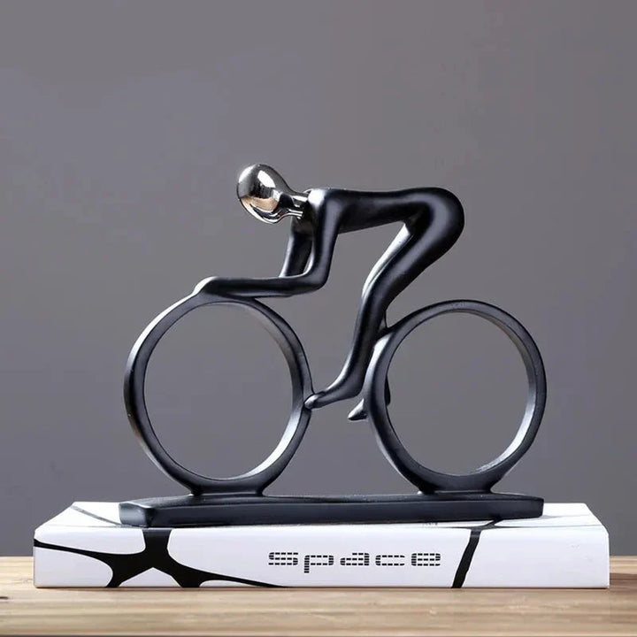 Lisslune | Cyclist Figurine Sculpture