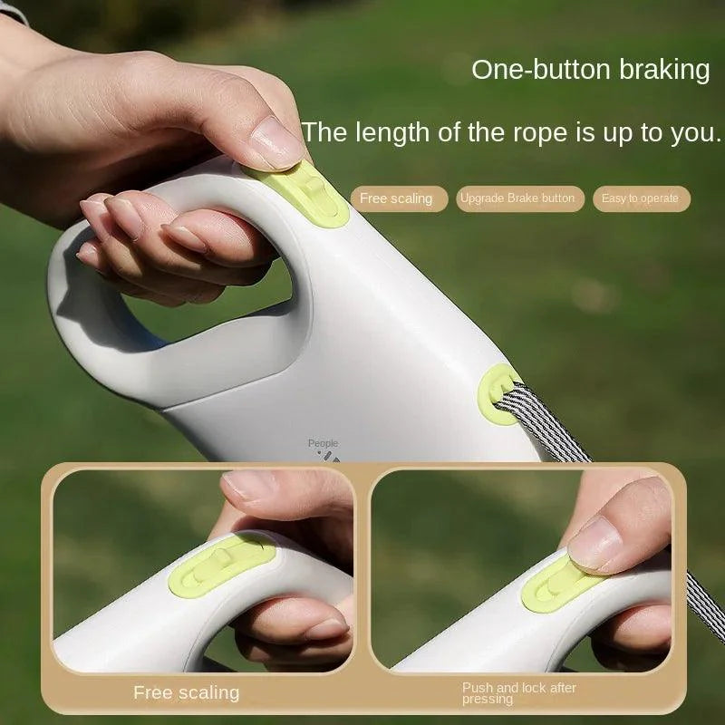 Lisslune | Ultimate retractable dog leash for safe and controlled outdoor adventures