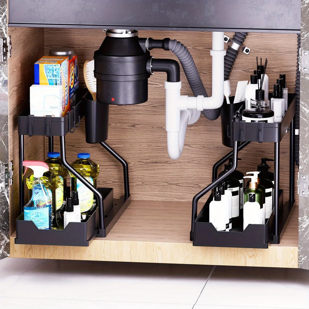 Lisslune | Multilayer Pull-Out Seasoning & Storage Rack – Liora