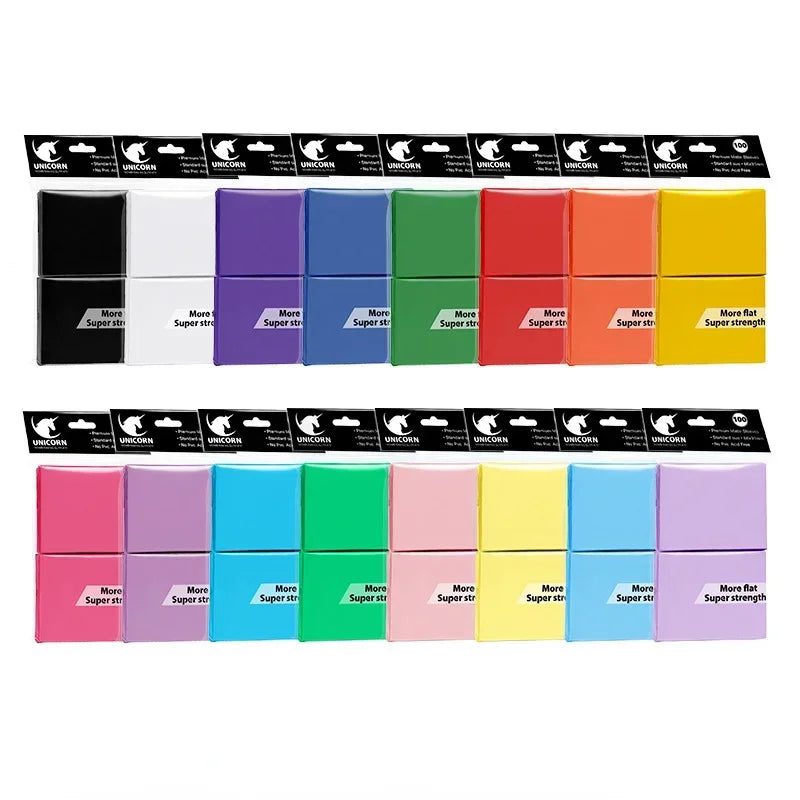 Rynx | 100 Pieces/Set Matte Standard Size Card Sleeves TCG Trading Cards Protection for Tarot Shield Board Games Magic Sleeves 66x91mm
