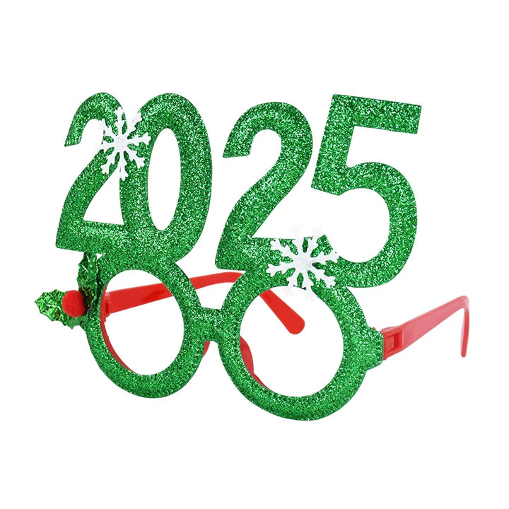Rynx Christmas Photo Props Glasses Frames Headband Kids Adults New Year's Headwear Christmas Party Decoration Navidad Gift