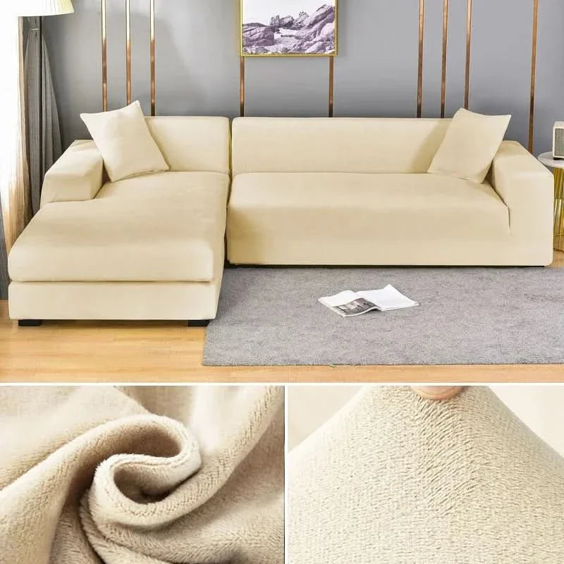 Lisslune | PlushFit - High-Quality Sofa Covers Made of Stretch Velvet