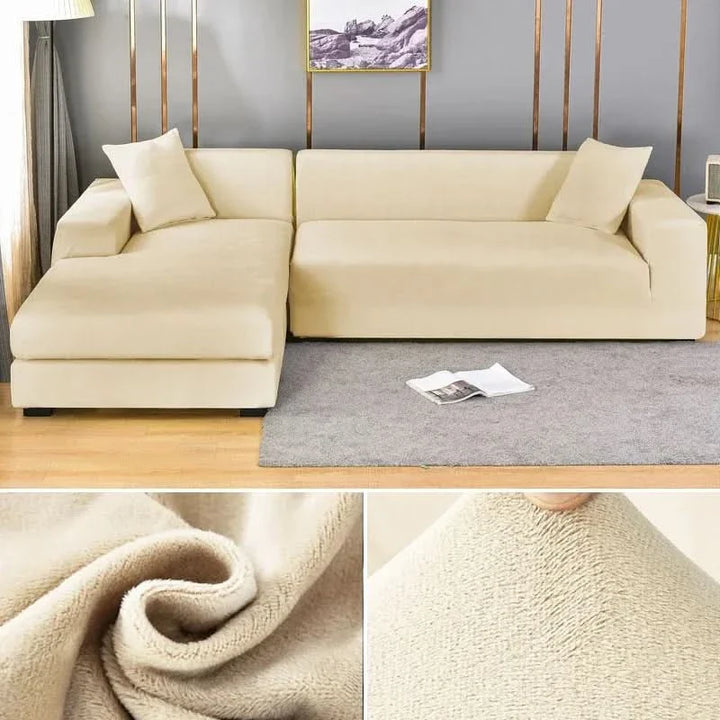 Lisslune | PlushFit - High-Quality Sofa Covers Made of Stretch Velvet