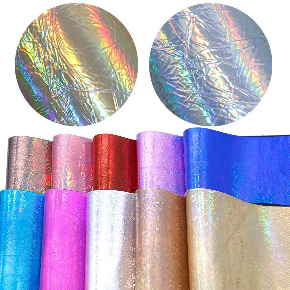 Lisslune | Glittering Creativity: Transform Your Projects with Burst Crack Synthetic Leather Sheets