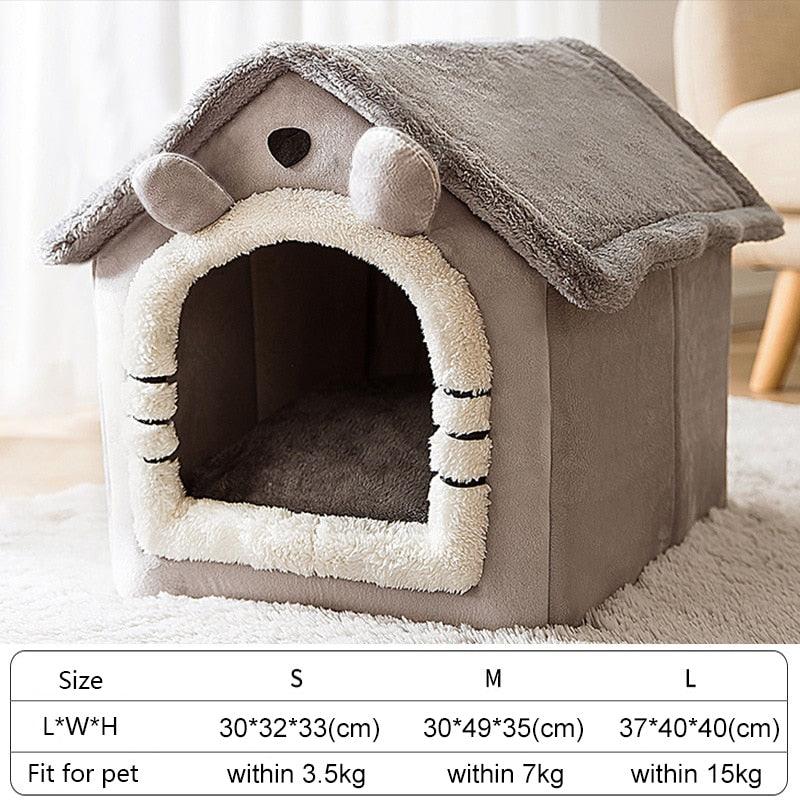 Lisslune | Luxurious Arctic Plush Travel Bed for Small Pets - Ultimate Comfort and Portability