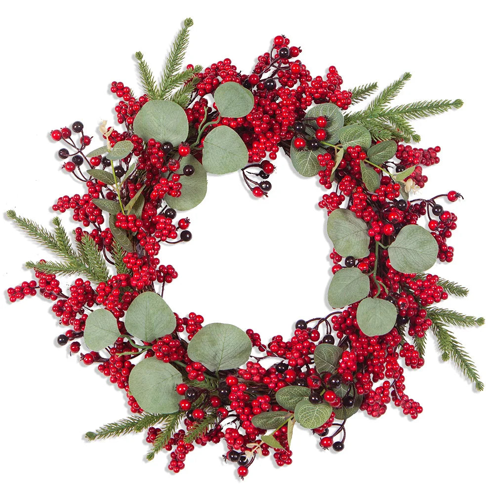 Lisslune | Red Berry Christmas Wreaths