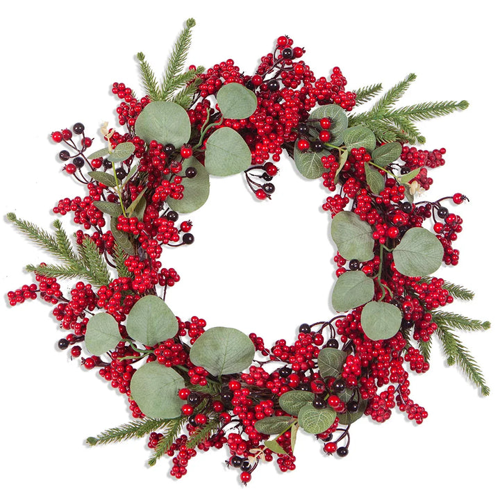 Lisslune | Red Berry Christmas Wreaths