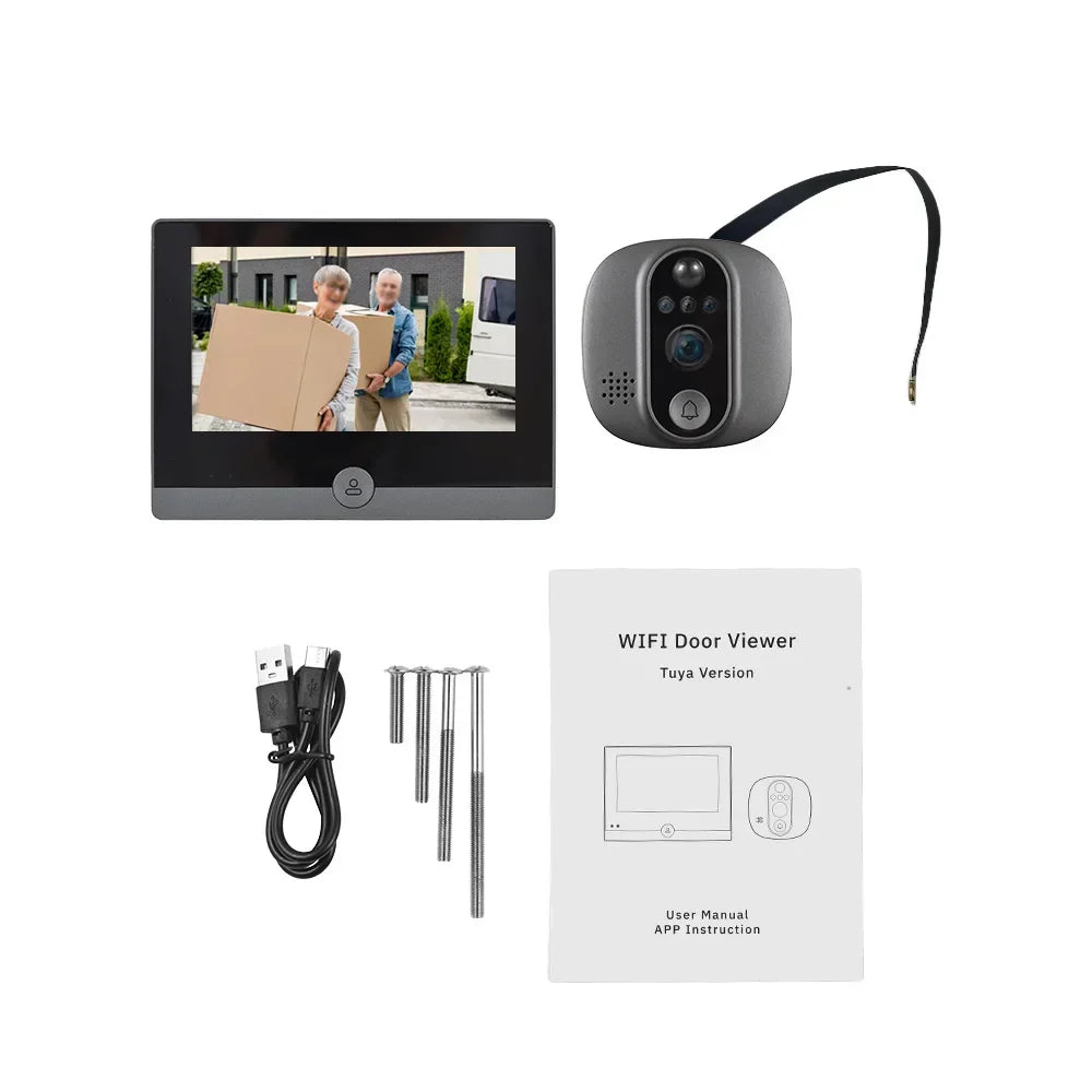 Lisslune | VisionGuard Wireless Doorbell – Clear Wide Angle & Night Vision