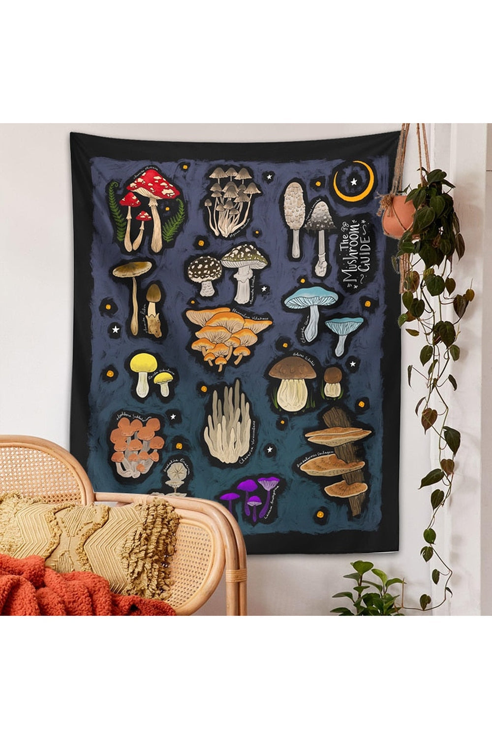 Lisslune | Moon Mushroom Tapestry