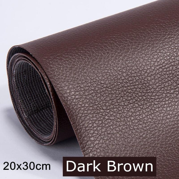 Lisslune | Jumbo XL Luxe Litchi Leather Repair Stickers - Stylish Solutions for Elegant Furniture Repairs