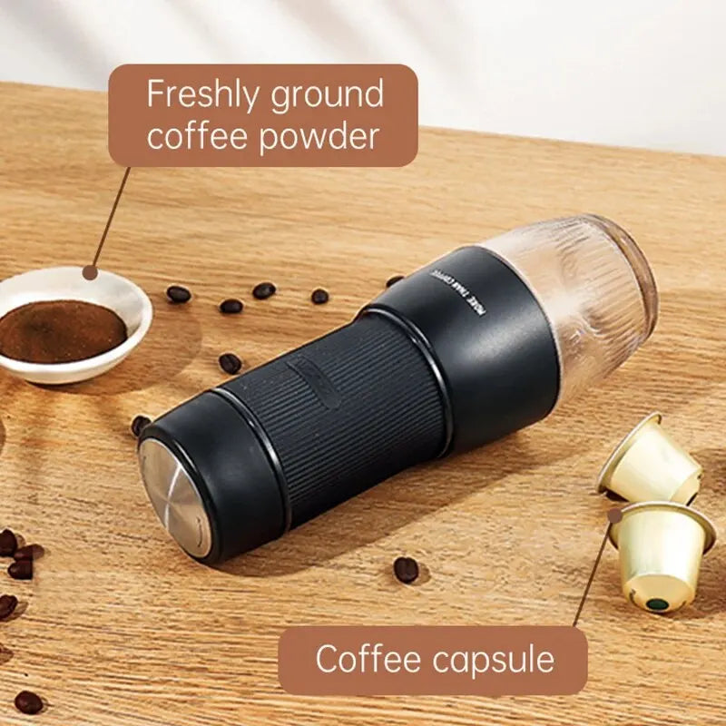 Lisslune | Portable Coffee Machine 18 Bar, Hand Pressure Operation, ZZUOM CM101, Compact Extraction for Outdoor Camping Travel Use