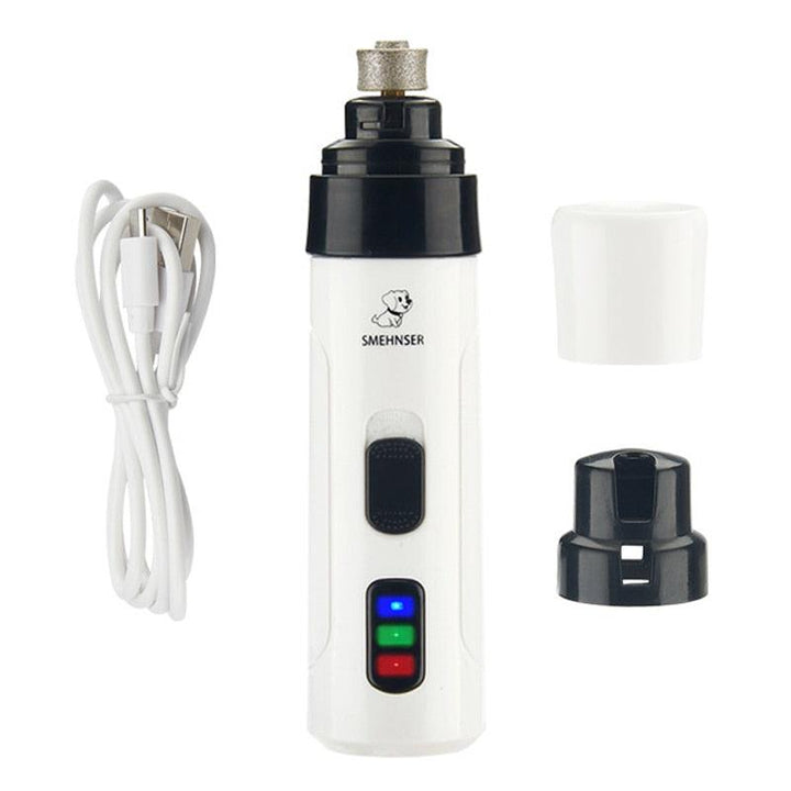 Lisslune | Whisper-quiet rechargeable dog nail grinder: Ultimate precision tool for stress-free grooming