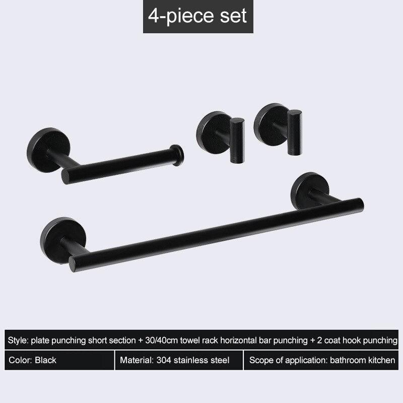Lisslune | Elevate your bathroom with the stylish stainless steel organization set