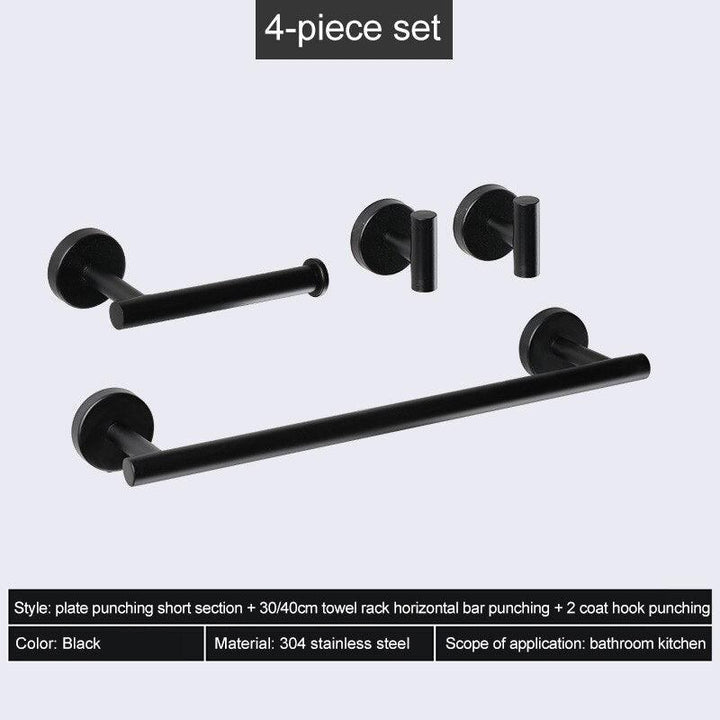 Lisslune | Elevate your bathroom with the stylish stainless steel organization set