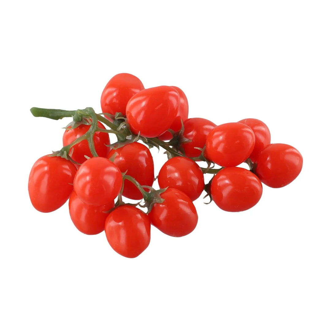 Lisslune | Realistic 19 cm Artificial Cherry Tomato Bunch for Home Decoration and Event Styling