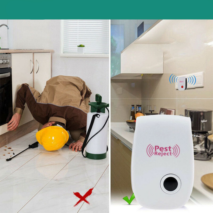 Lisslune | Ultrasonic Mouse Repeller - Get rid of mice in 48 hours or it's free