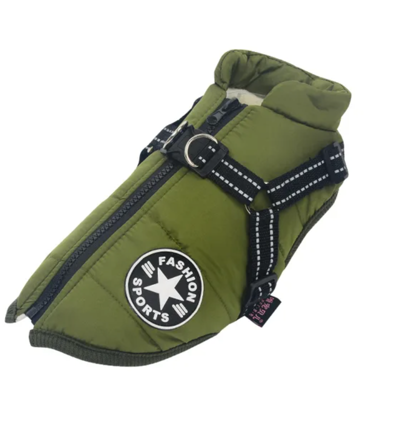 Lisslune | Waterproof Dog Coat with Belly Straps – Emmaly