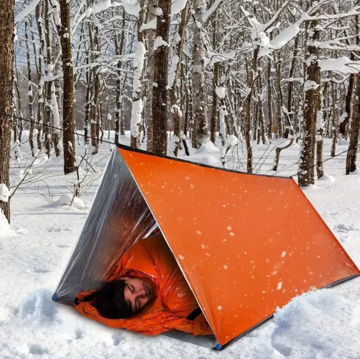 Lisslune | 2-Person Survival Tent with Thermal Insulation for Outdoor Adventures
