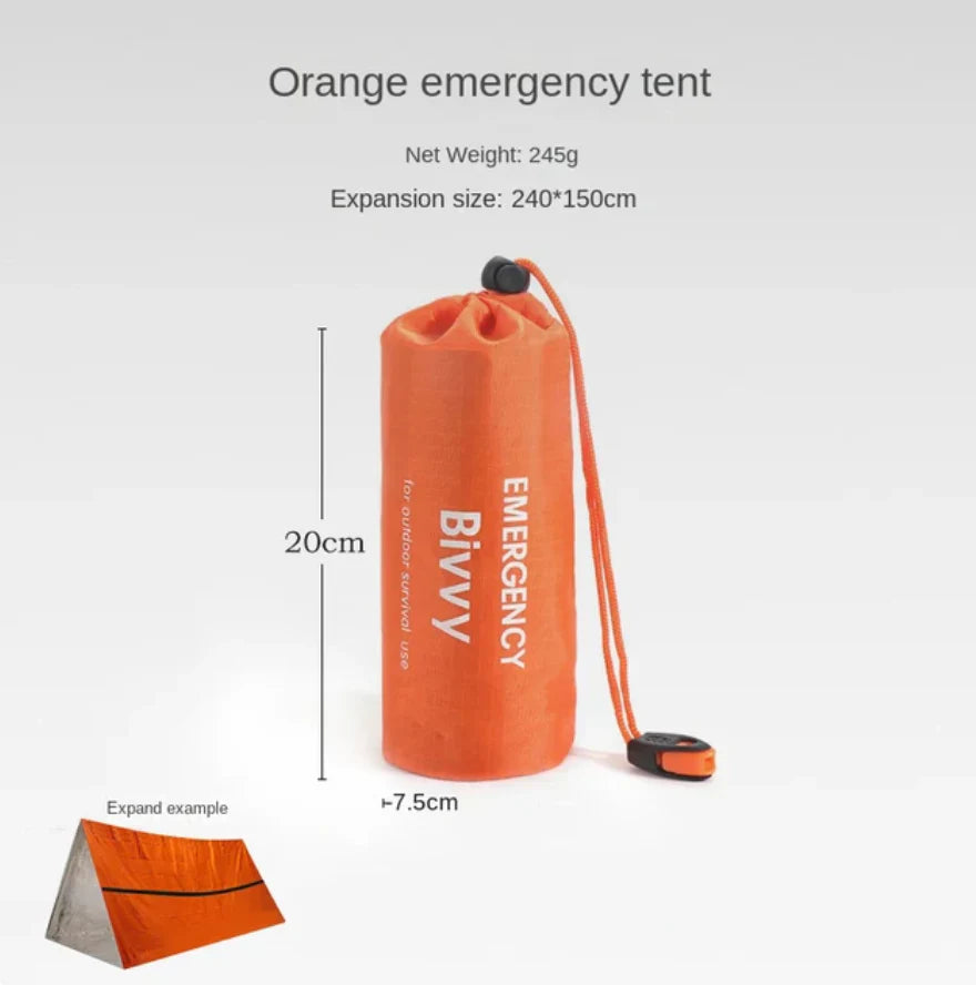 Lisslune | 2-Person Survival Tent with Thermal Insulation for Outdoor Adventures