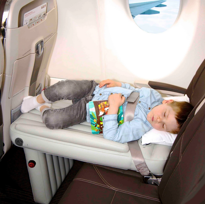 Lisslune | FlyEase Inflatable Airplane Bed for Kids – Portable In-Flight Travel Mattress