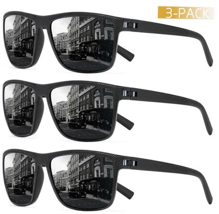 Lisslune | ZichtZeker 3-Piece Set Polarized Sunglasses – UV400 Protection & Comfort