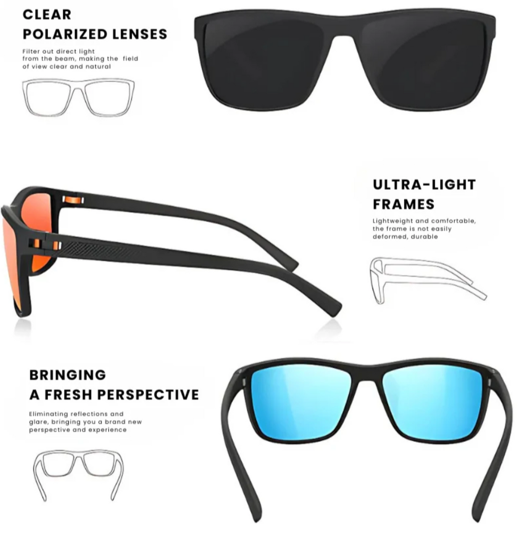 Lisslune | ZichtZeker 3-Piece Set Polarized Sunglasses – UV400 Protection & Comfort