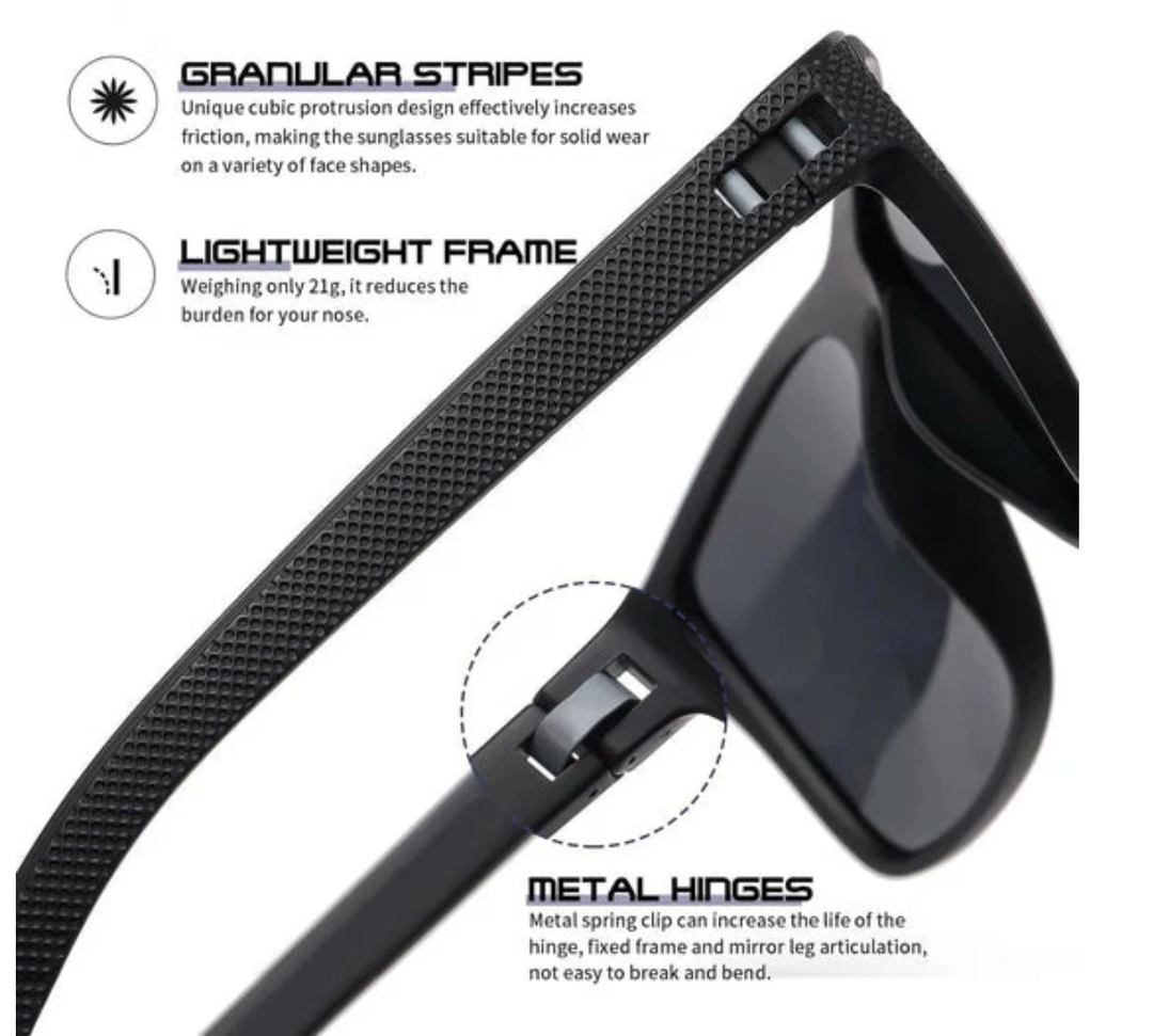 Lisslune | ZichtZeker 3-Piece Set Polarized Sunglasses – UV400 Protection & Comfort