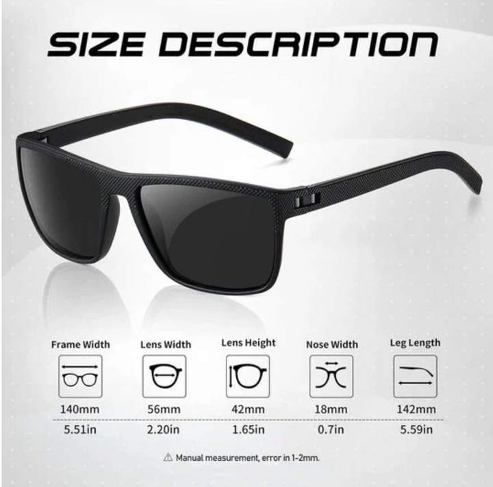 Lisslune | ZichtZeker 3-Piece Set Polarized Sunglasses – UV400 Protection & Comfort